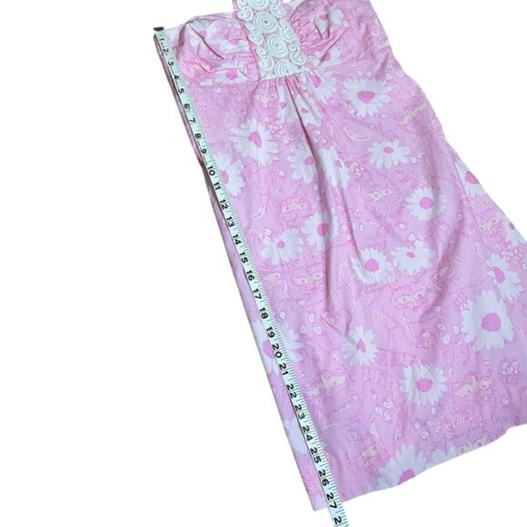 Lilly Pulitzer trapless Halter Dress in Pink Size 2 - Picture 9 of 13